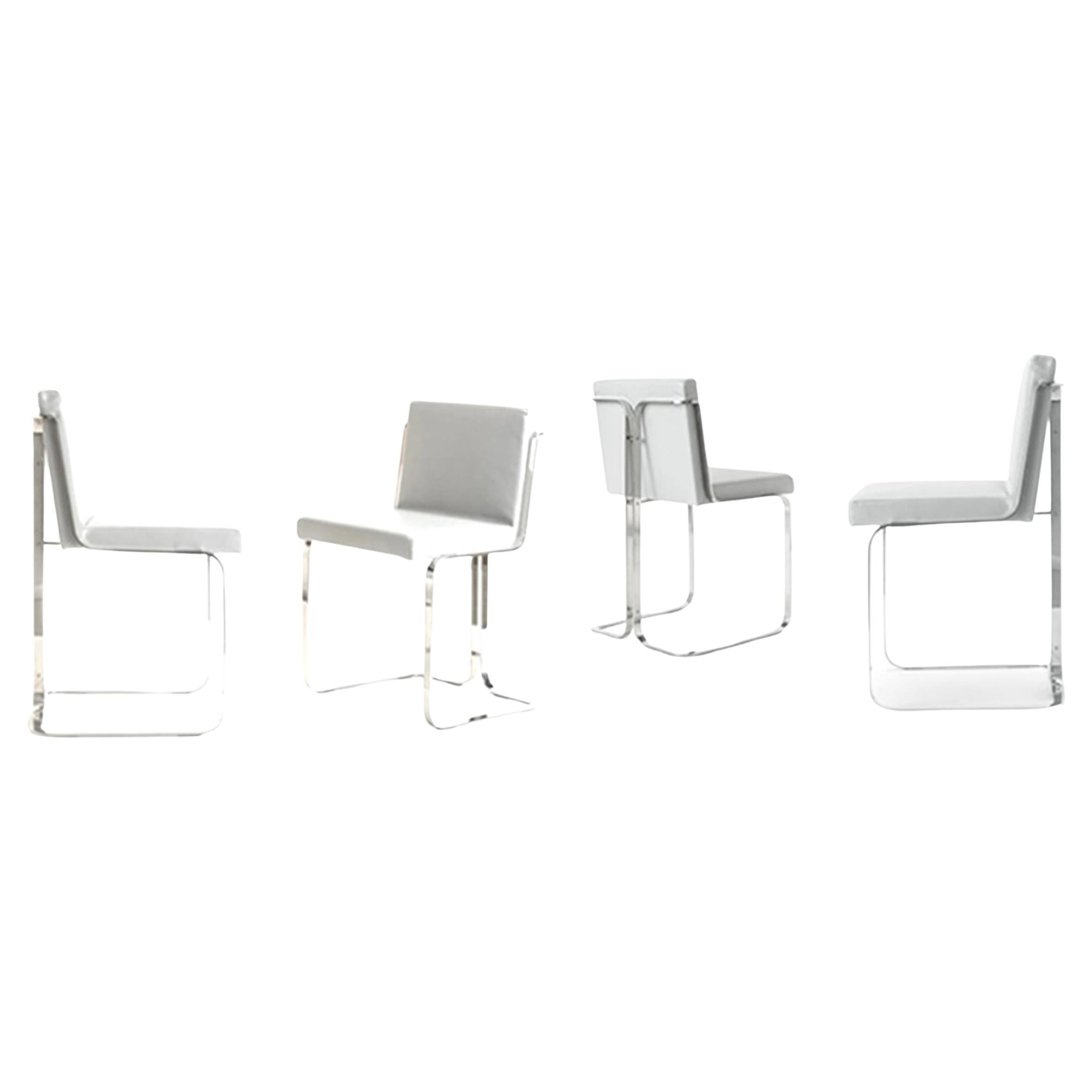 Murena Light Chair Set of 4 Side or Dining Lazzarini & Pickering for Marta Sala im Angebot