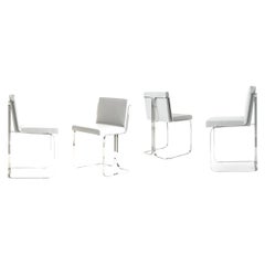 Murena Light Chair Set di 4 sedie da tavolo o da pranzo Lazzarini & Pickering per Marta Sala