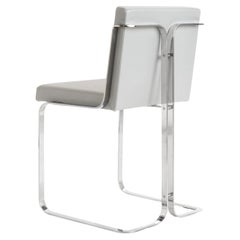 Murena Light Dining Chair Lazzarini & Pickering, Marta Sala, Polished Stainless