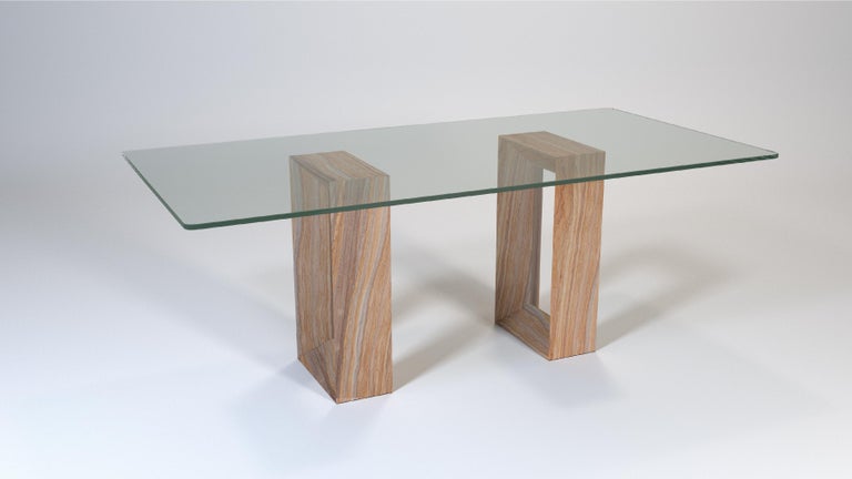 Muria Sandstone and Crystal Spain Contemporary Marble Design Dining
