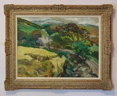 Provence France Landscape - Early 20th Century Impressionist Oil - Muriel Archer