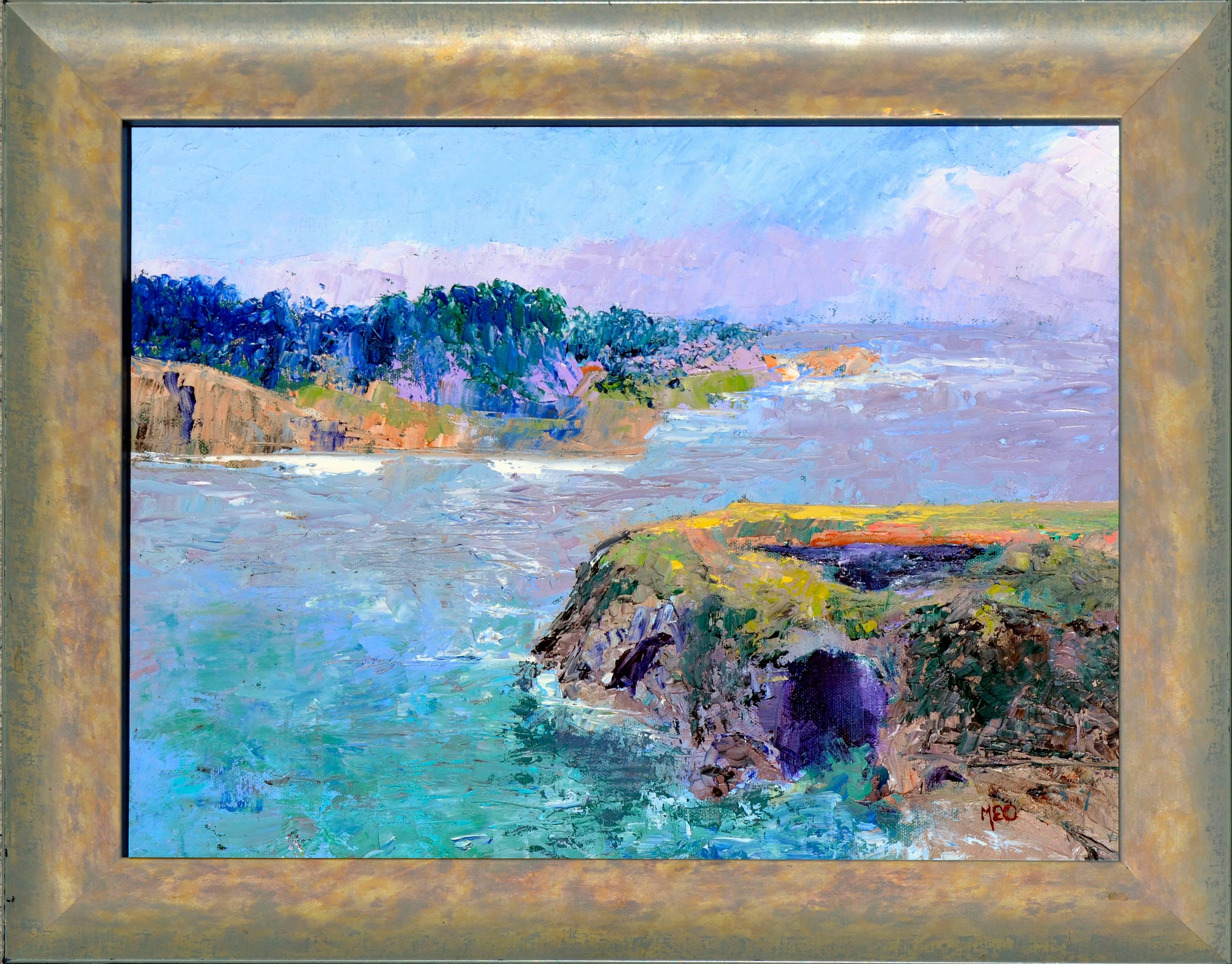 Muriel Goodfield Landscape Painting - California Coast Landscape 