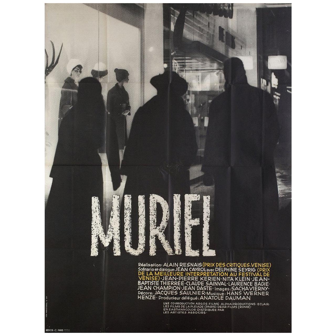 Muriel, or The Time of Return 1963 French Grande Film Poster For Sale