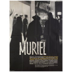 Vintage Muriel, or The Time of Return 1963 French Grande Film Poster