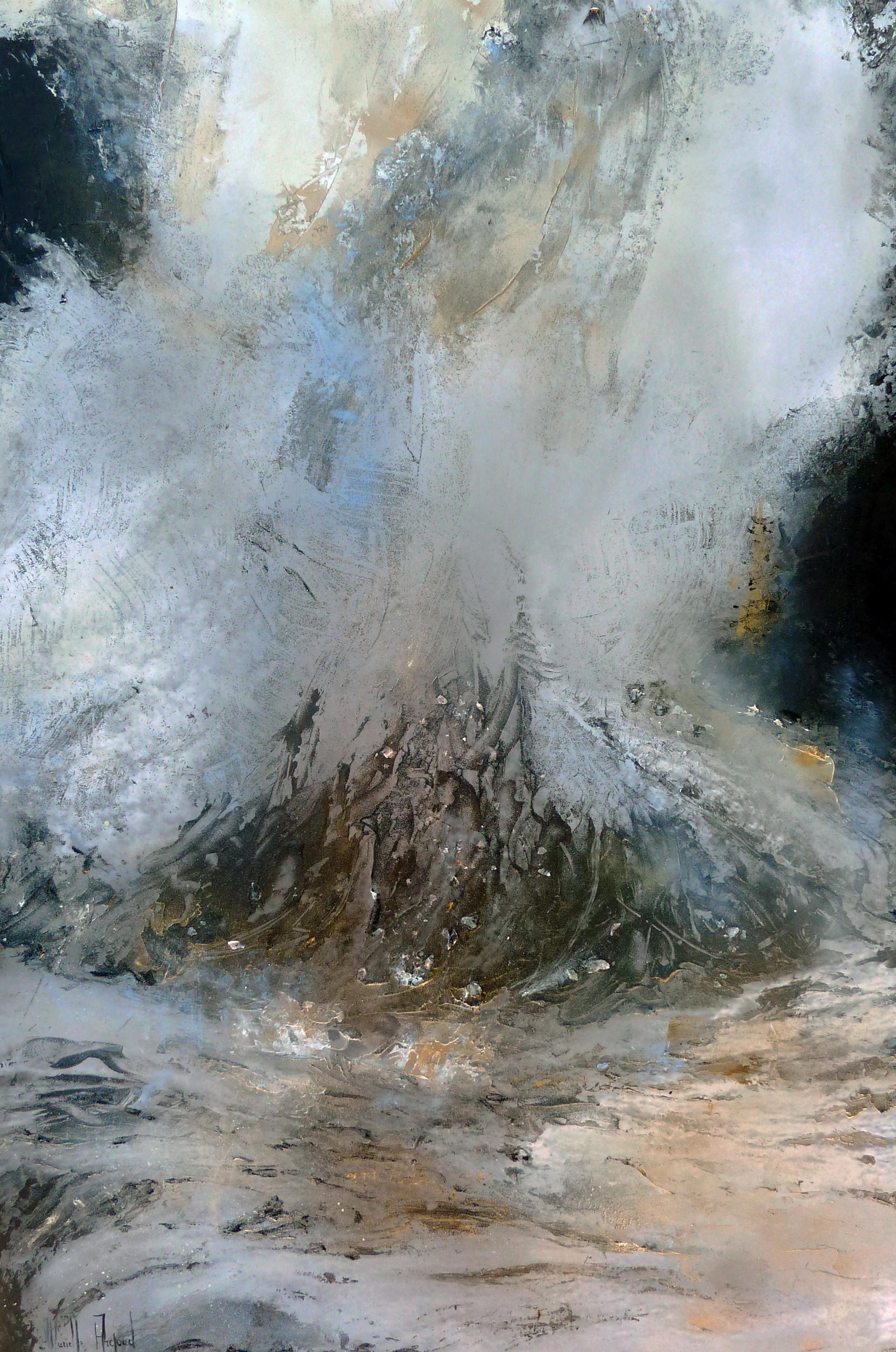 Art contemporain français de Murielle Argoud - The Human Soul is Like Water (L'âme humaine est comme l'eau). Goethe