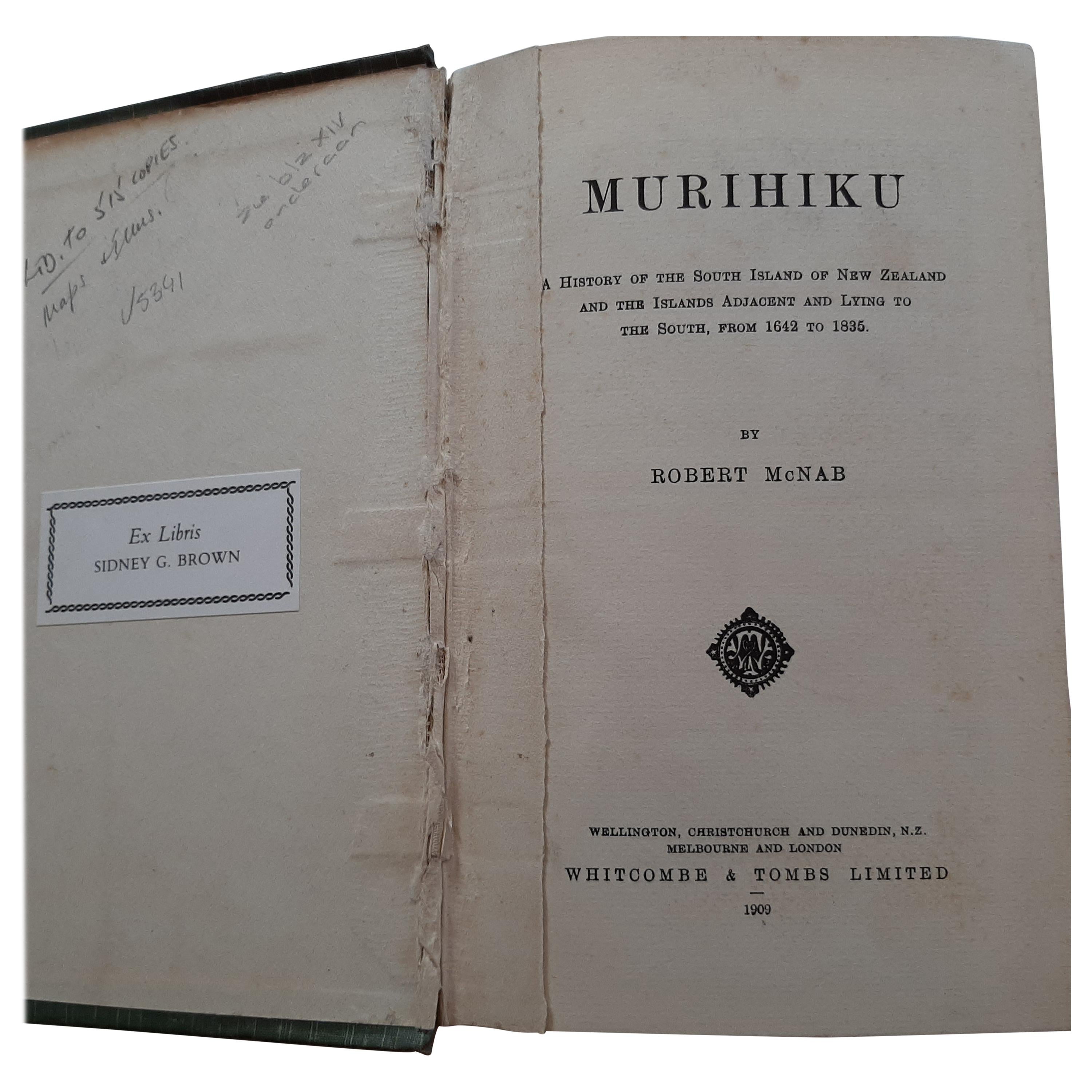 Murihiku: a History of the South Island of New Zealand by McNab (1909)