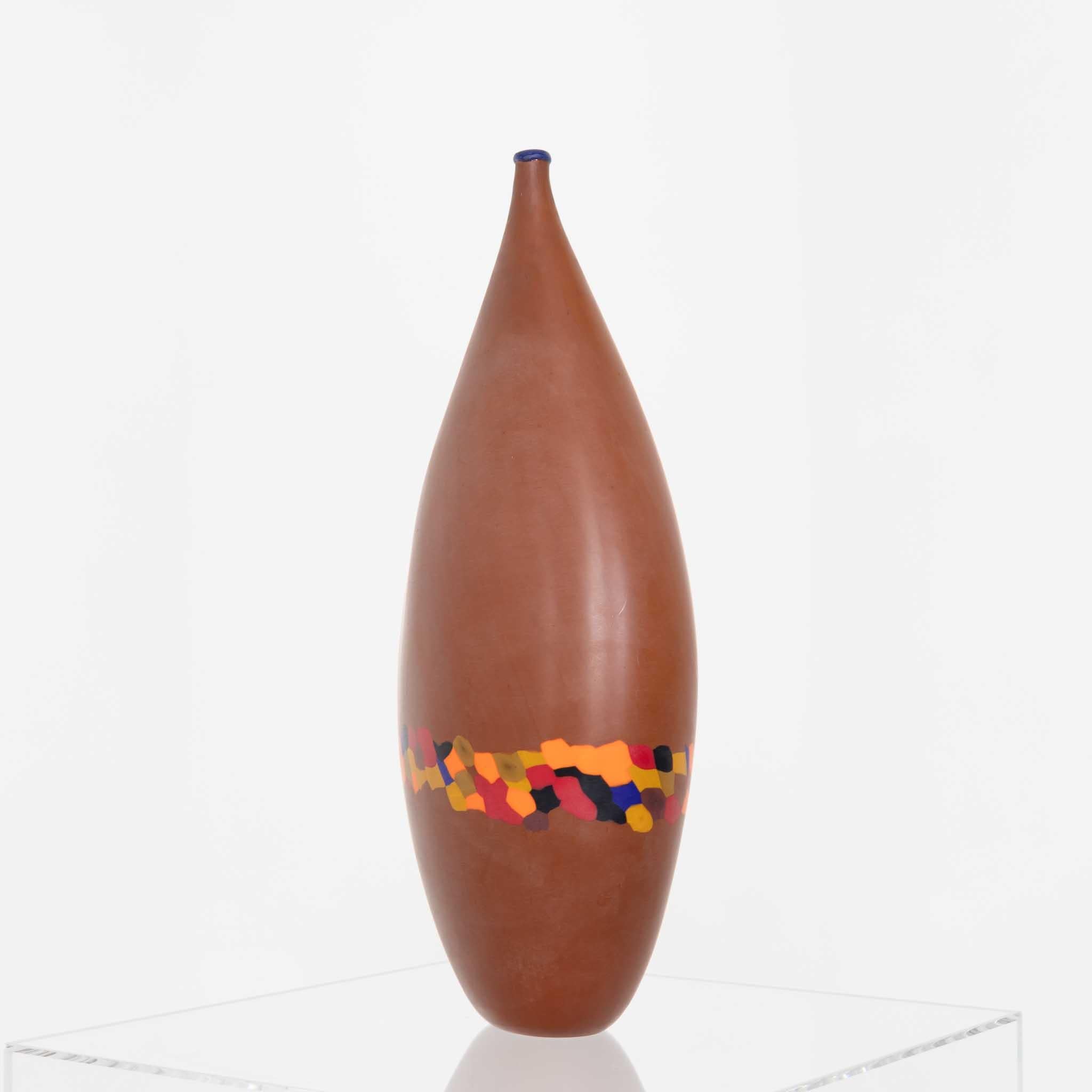 Murine Murano Art Glass Vase In Good Condition For Sale In New York, NY