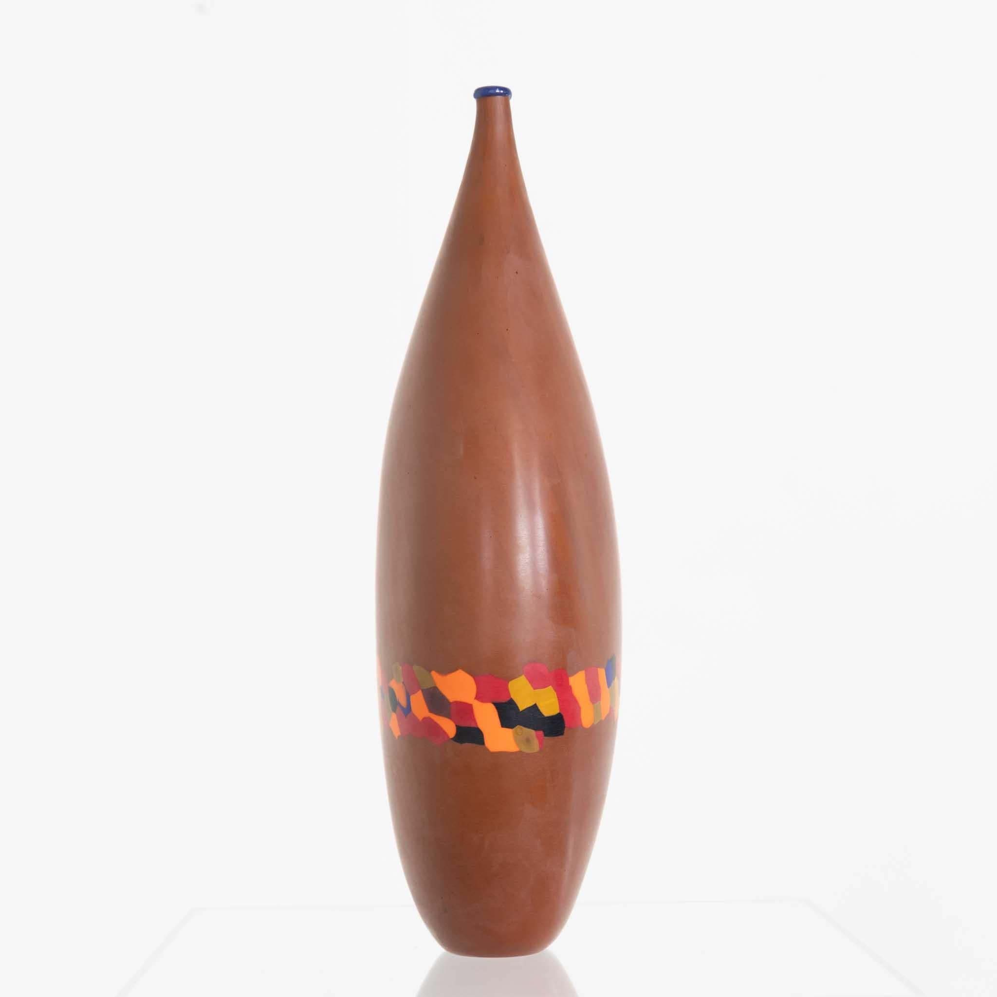 Murine Murano Art Glass Vase For Sale 1