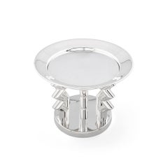 Murmansk Silver Plated Brass Fruit Bowl, by Ettore Sottsass from Memphis Milano