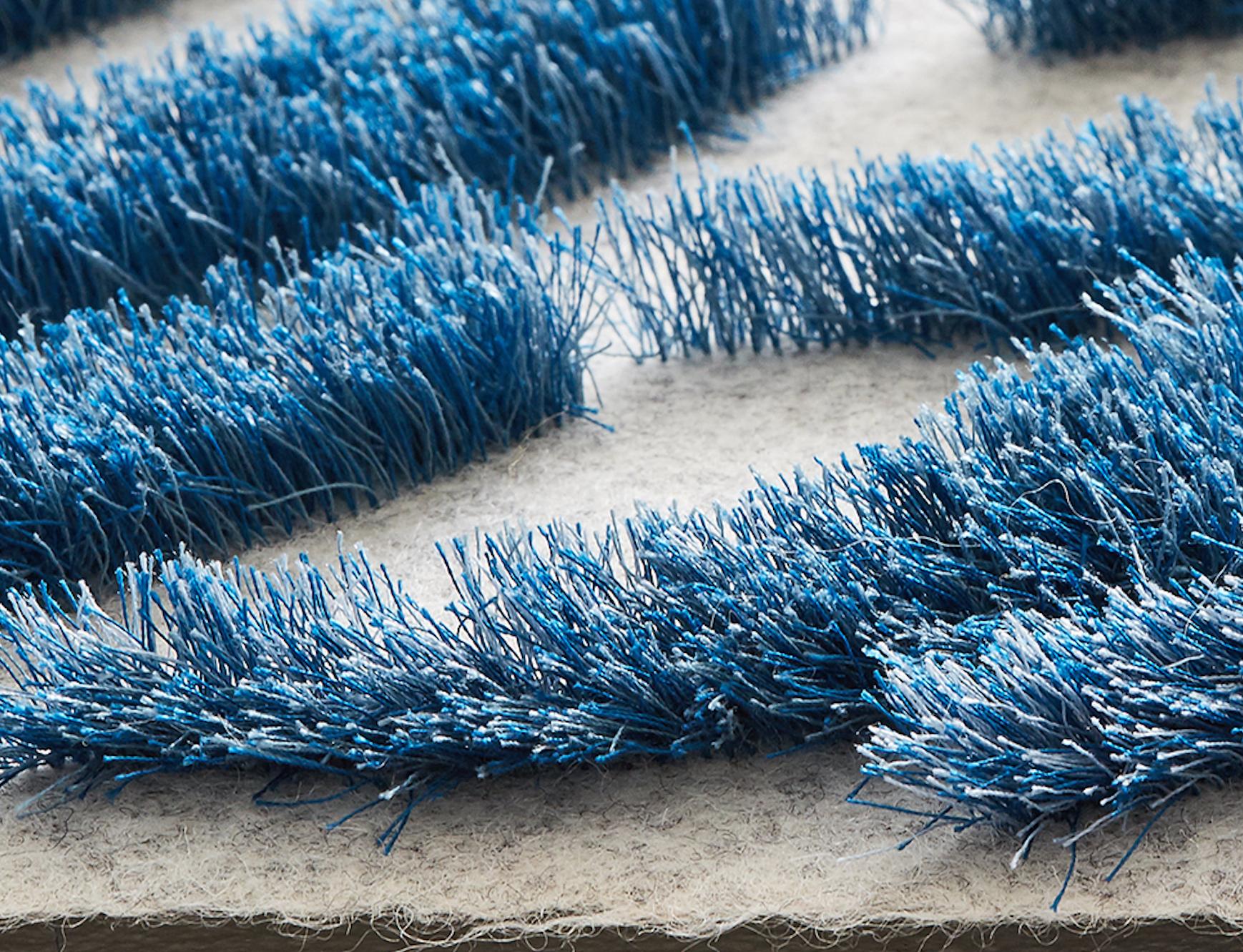 Contemporary Murmuration - tufted wool wall hanging made bespoke For Sale