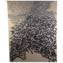 Murmuration - tufted wool wall hanging made bespoke