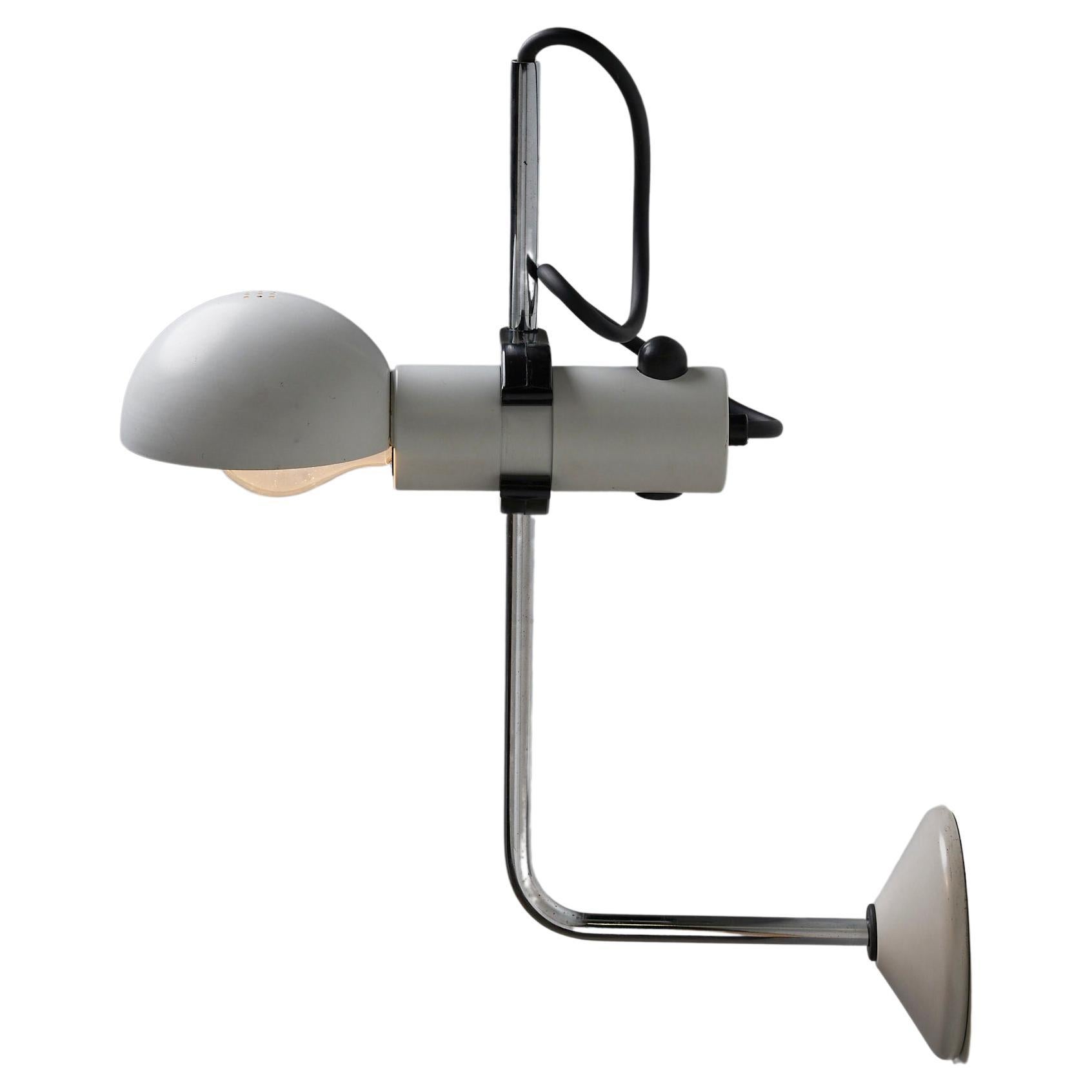 "Murogru Special" White Directional Wall Lamp by Tronconi For Sale