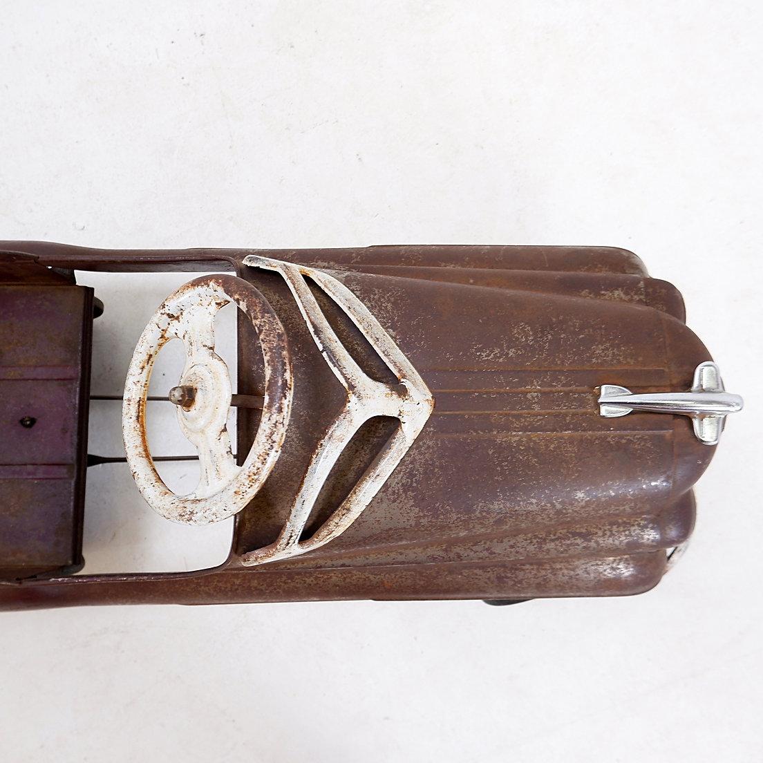 Métal Pontiac Station Wagon Pedal Car Murray des années 1940 en vente