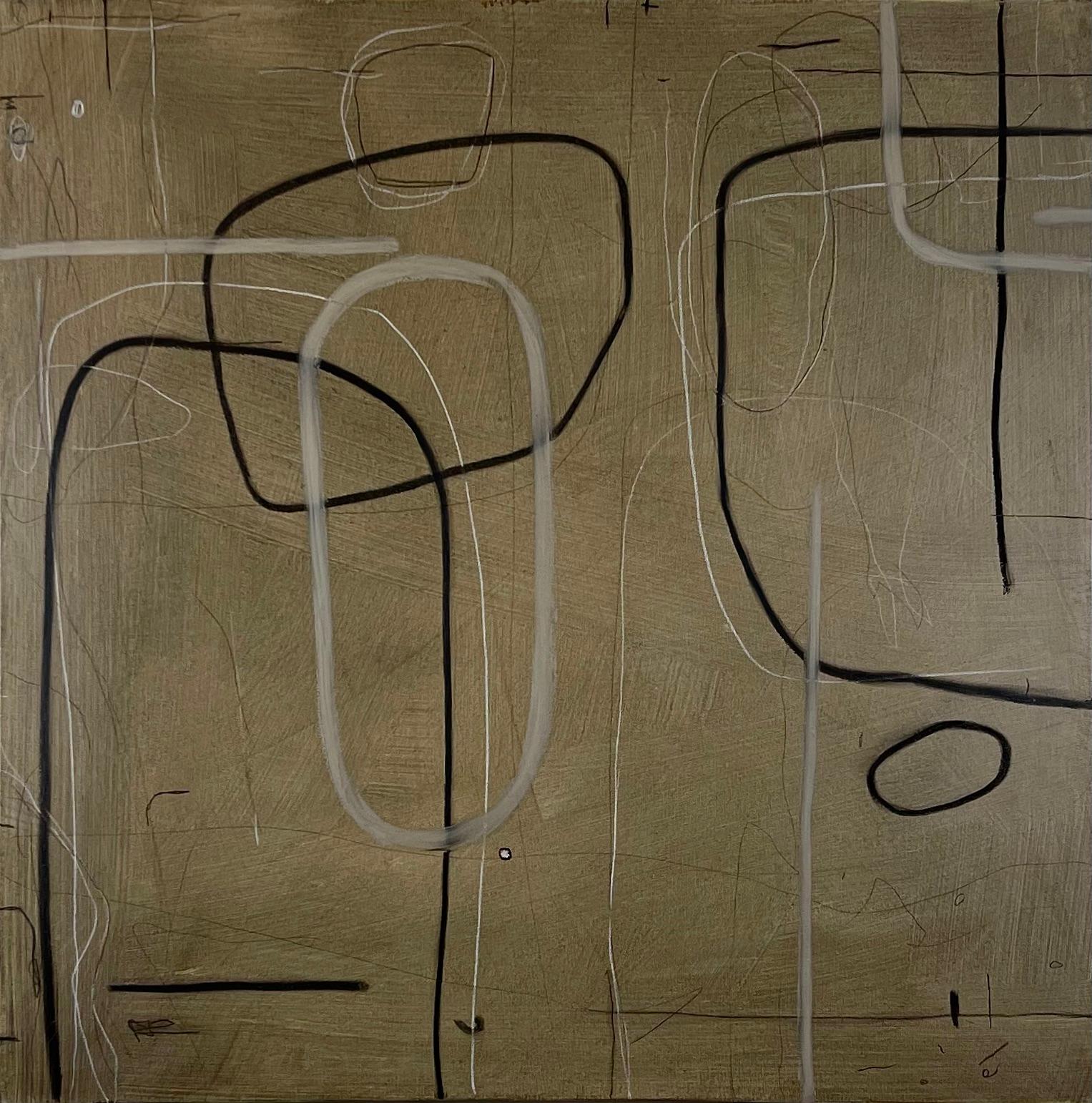 Easy On by Murray Duncan, Abstract Mixed Media on Canvas
