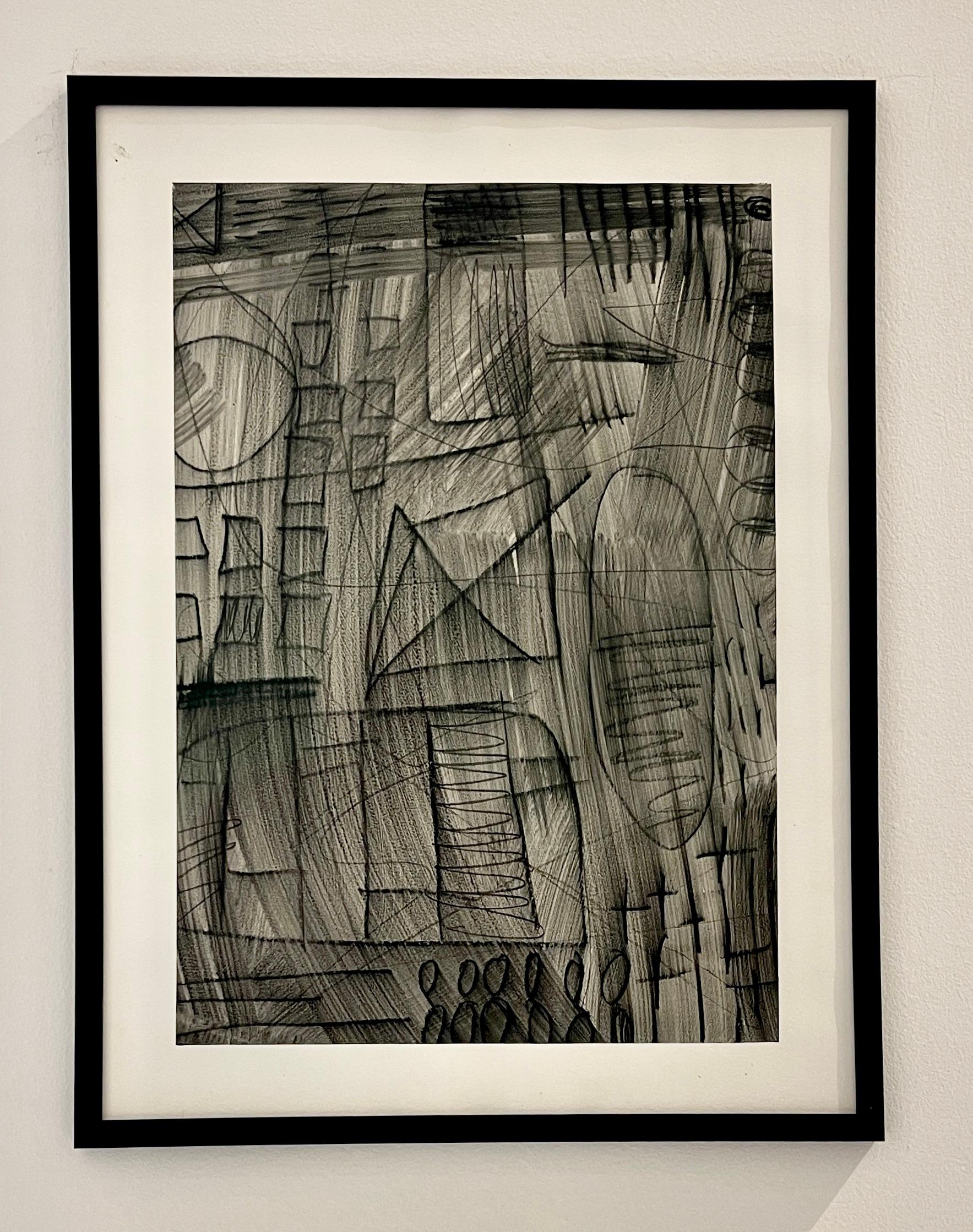 Feldstudie - Eine Gruppe von vier Arbeiten in Mischtechnik auf Papier von Murray Duncan im Angebot 4