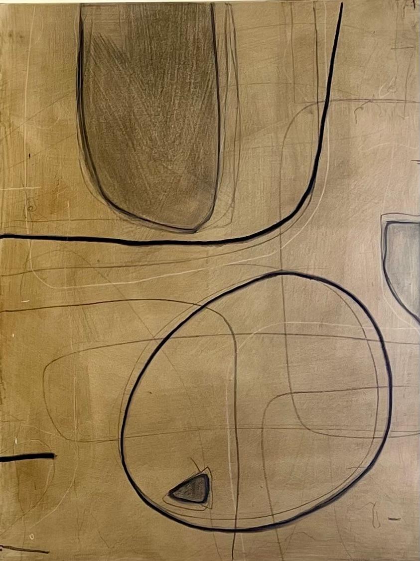 Dernières pensées, 2024 - Triptyque géométrique abstrait de Murray Duncan en vente 3