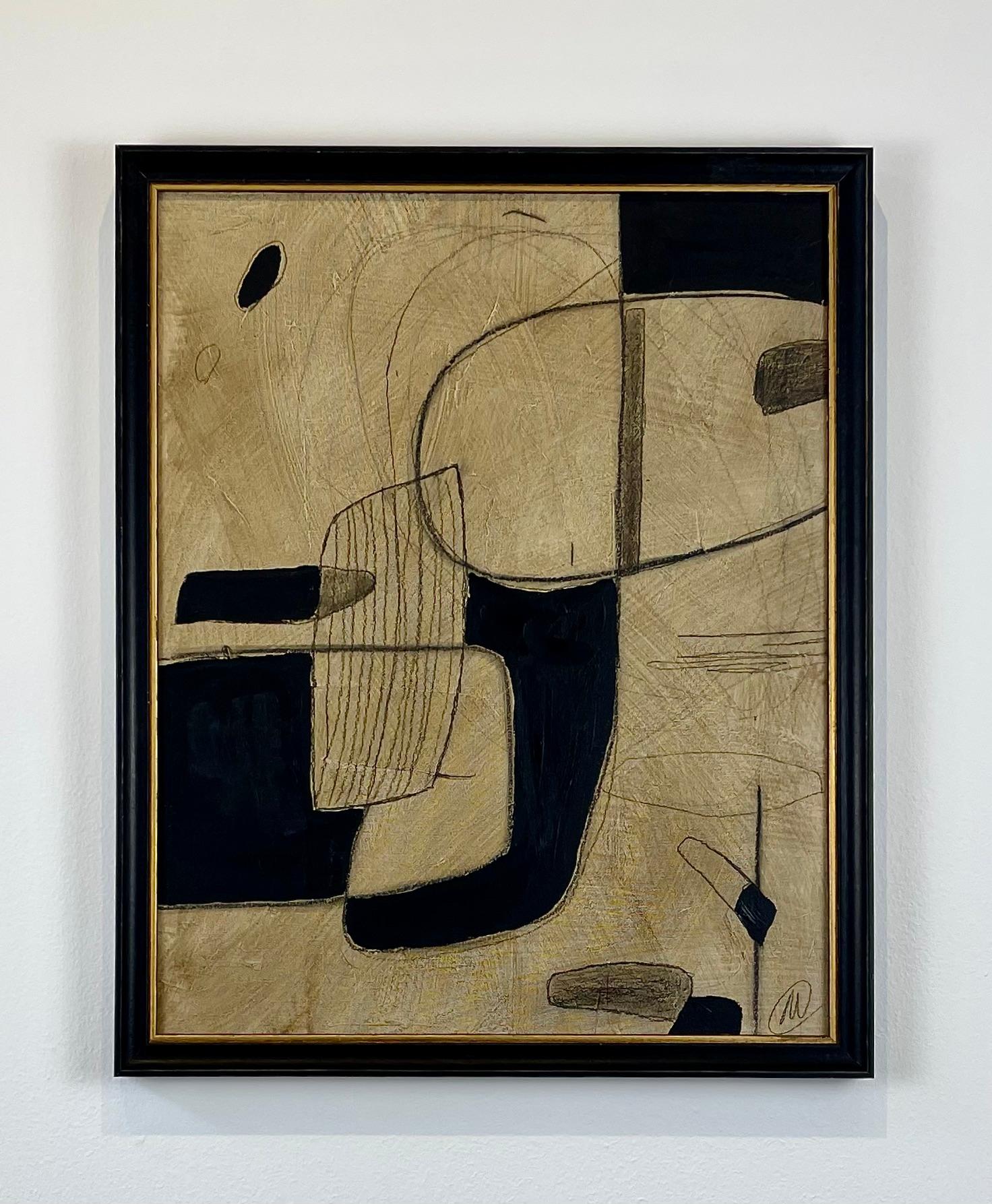 Listen Close von Murray Duncan, Mixed Media auf Künstler-Leinwandkarton im Angebot 1