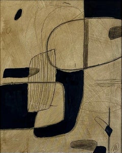 Listen Close di Murray Duncan, tecnica mista su tela d'artista