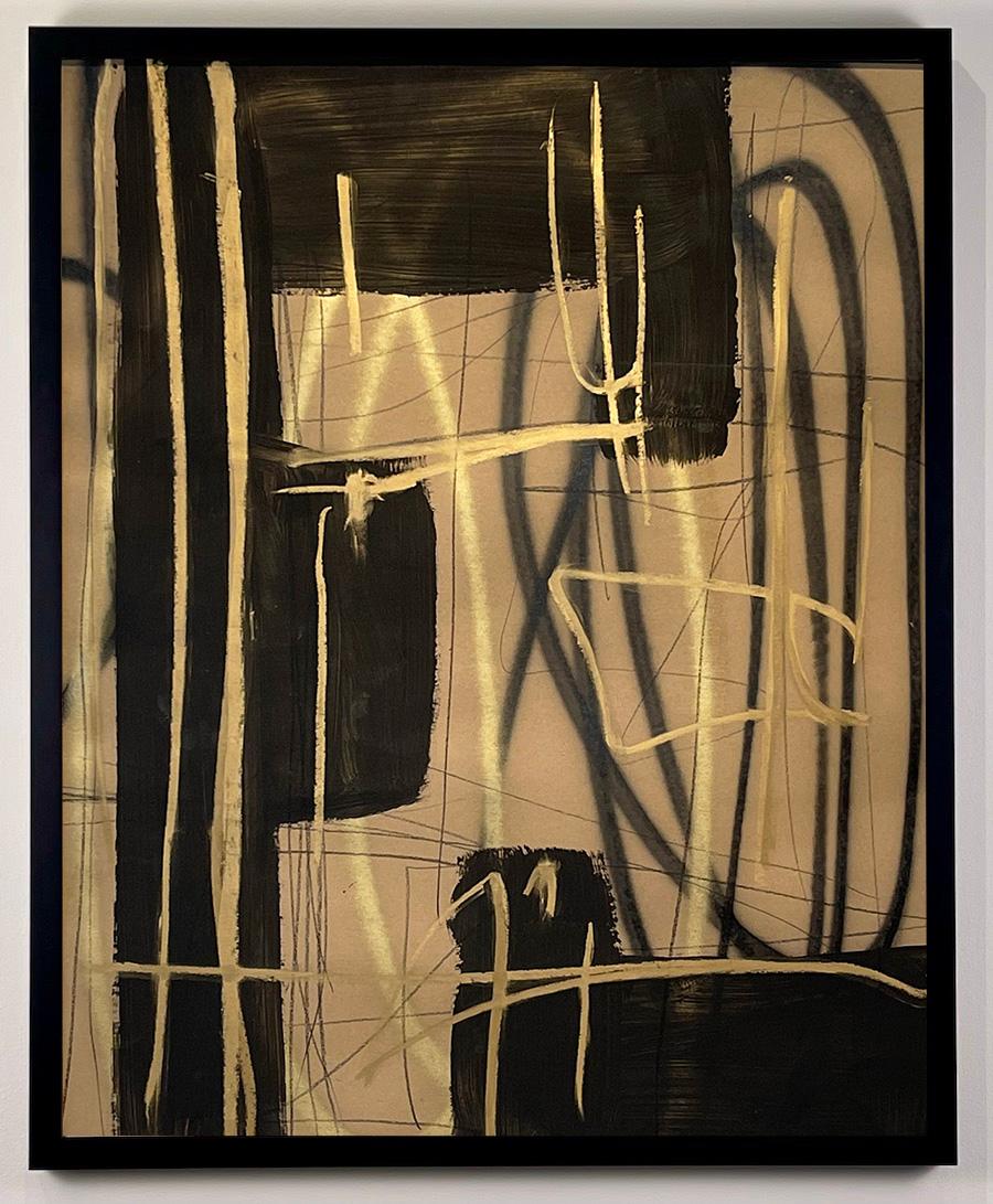 Senza titolo #112 di Murray Duncan - Tecnica mista su carta originale contemporanea in vendita 1