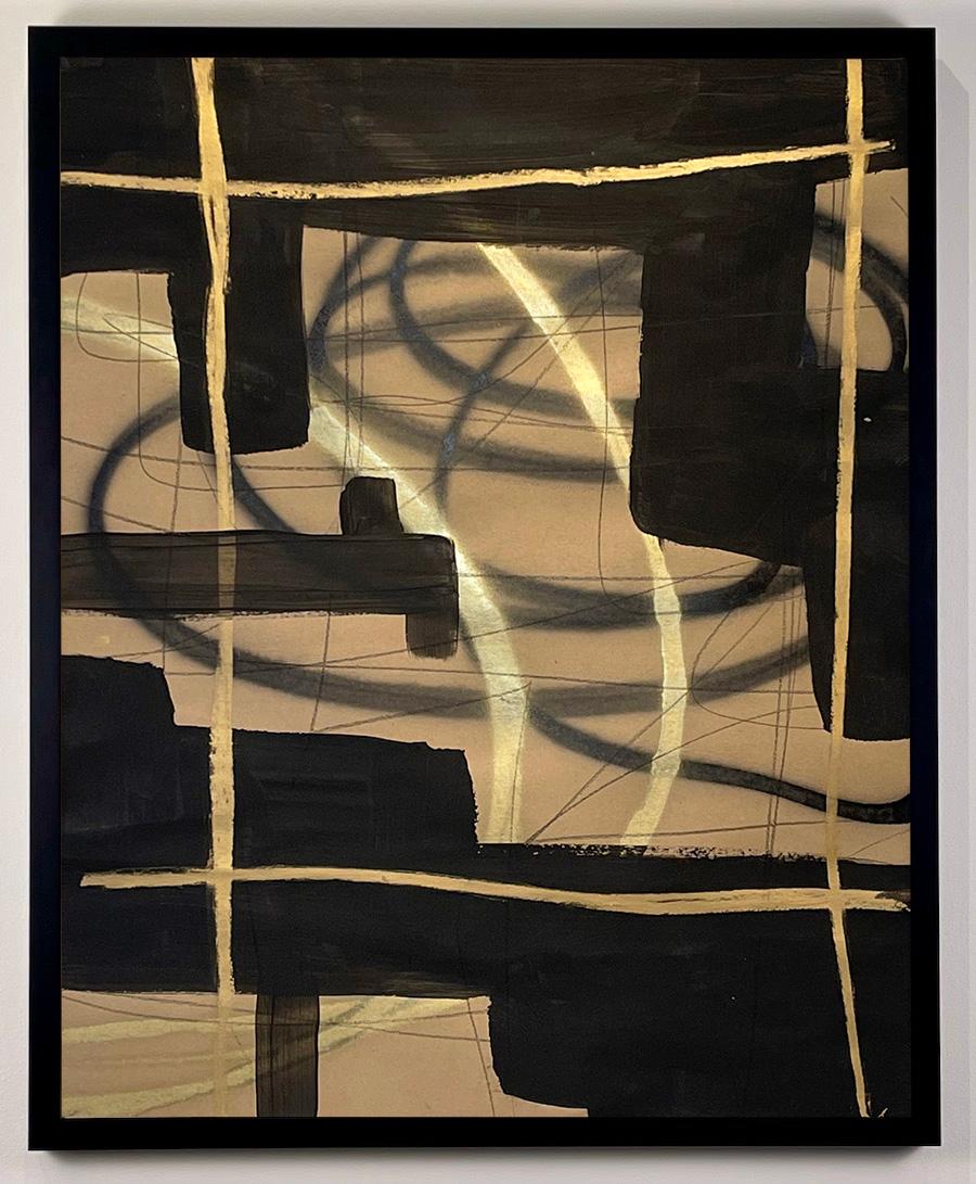 Senza titolo #114 di Murray Duncan - Tecnica mista su carta originale contemporanea in vendita 1