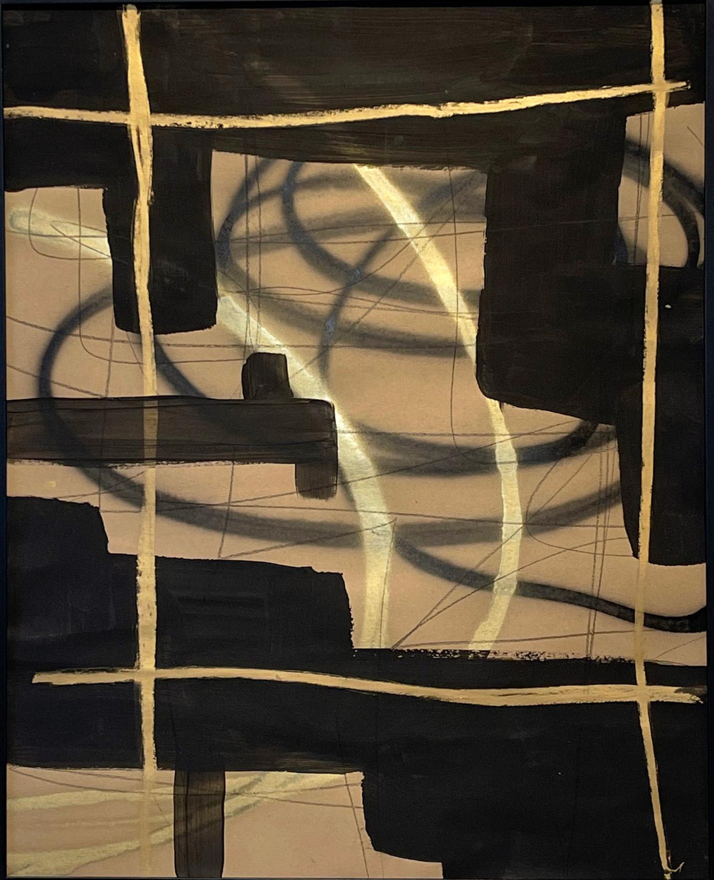 Sin título #114 por Murray Duncan - Técnica mixta contemporánea original sobre papel