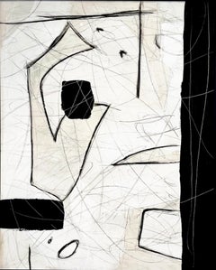Sin título #122 por Murray Duncan - Técnica mixta contemporánea original sobre papel
