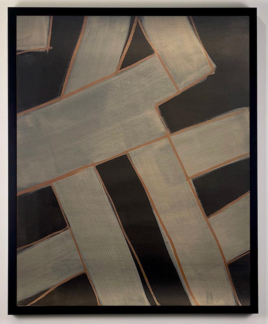 Senza titolo #204 di Murray Duncan - Tecnica mista su carta originale contemporanea in vendita 1