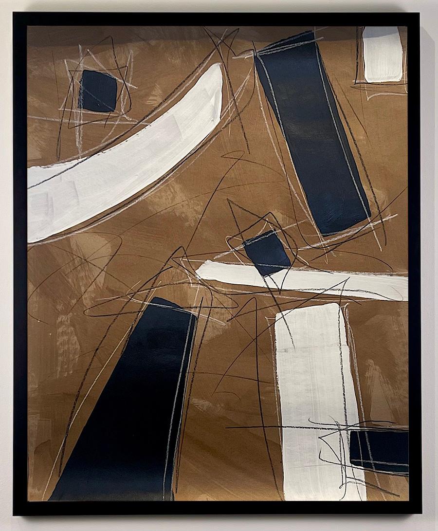 Senza titolo #206 di Murray Duncan - Tecnica mista su carta originale contemporanea in vendita 1