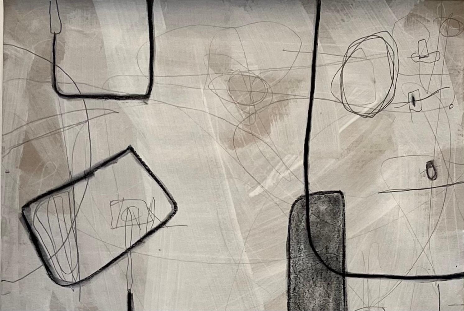 Untitled #408 Mixed Media auf Papier von Murray Duncan – Abstrakte geometrische Moderne, ohne Titel im Angebot 2