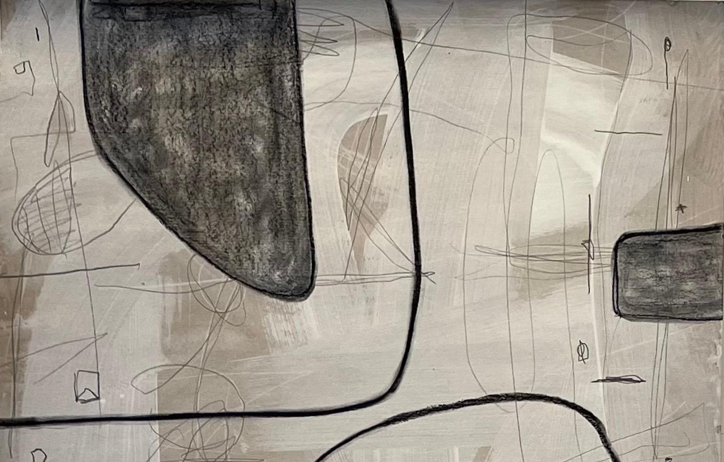 Sans titre n°409, technique mixte sur papier de Murray Duncan - Moderne géométrique abstrait en vente 2
