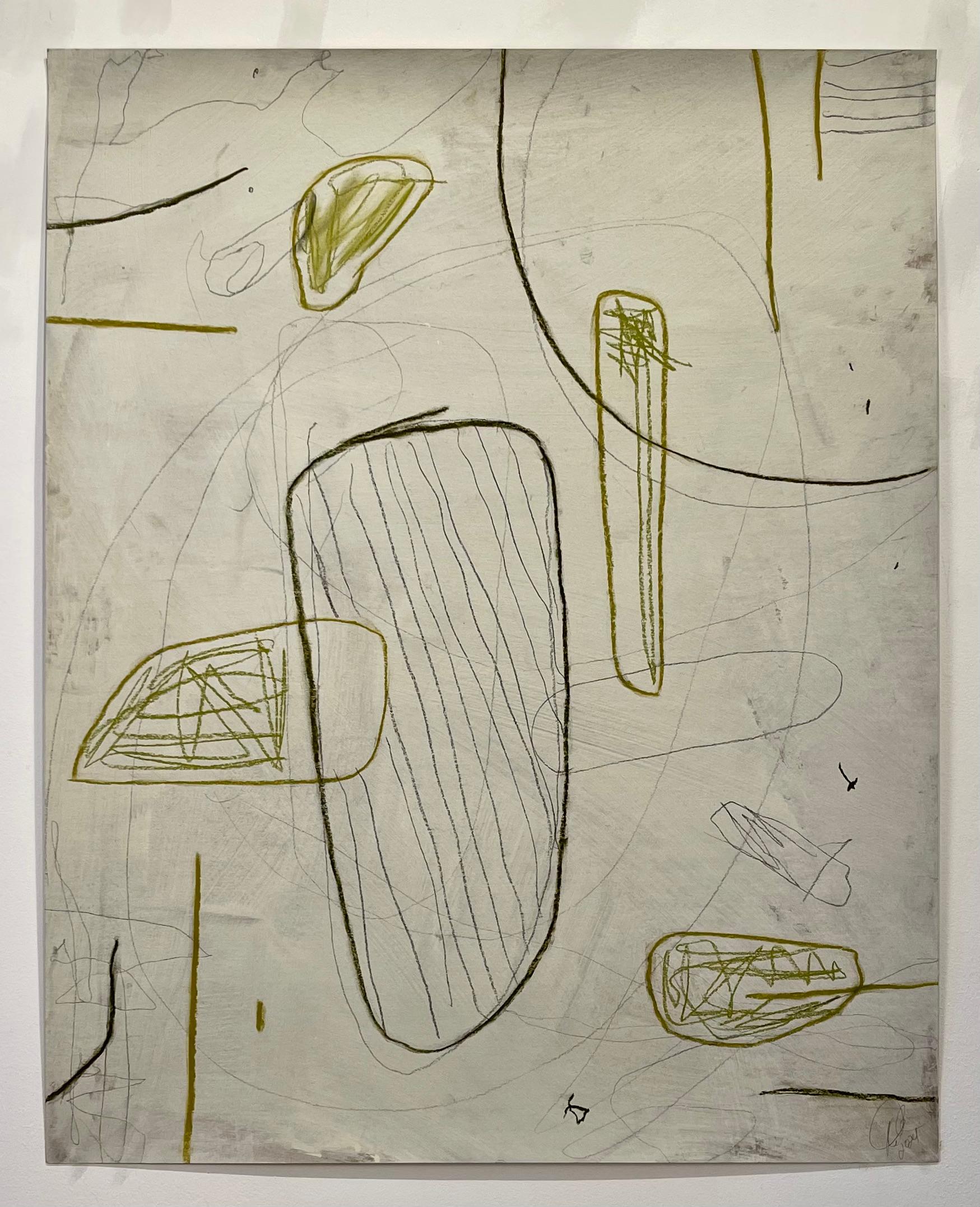 Untitled #501, Mixed Media on Paper by Murray Duncan - Abstract Geometric Modern For Sale 1