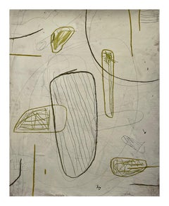 Untitled #501, Mixed Media on Paper by Murray Duncan - Abstract Geometric Modern