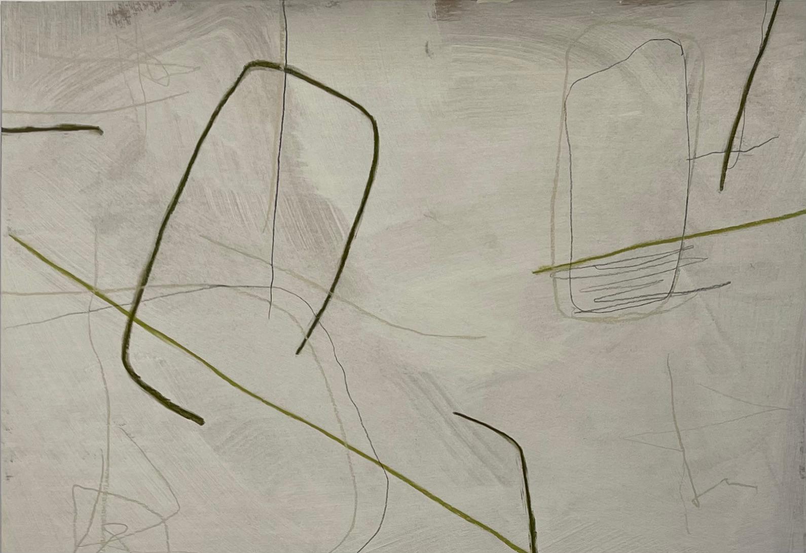 Sans titre n°502, technique mixte sur papier de Murray Duncan - Moderne géométrique abstrait en vente 2
