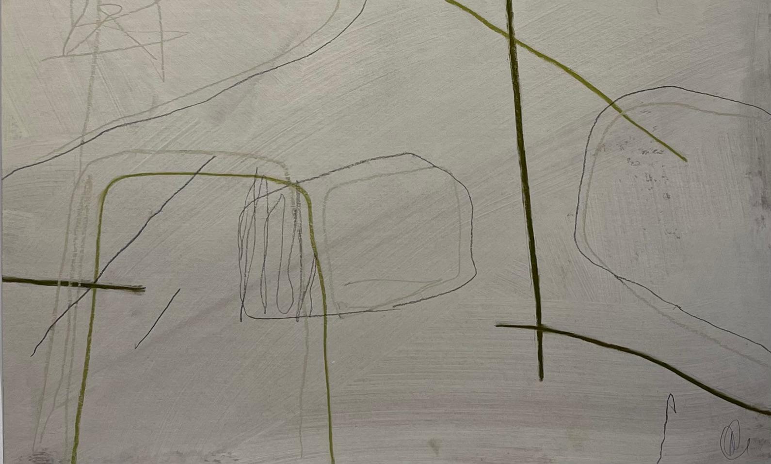 Sans titre n°502, technique mixte sur papier de Murray Duncan - Moderne géométrique abstrait en vente 3