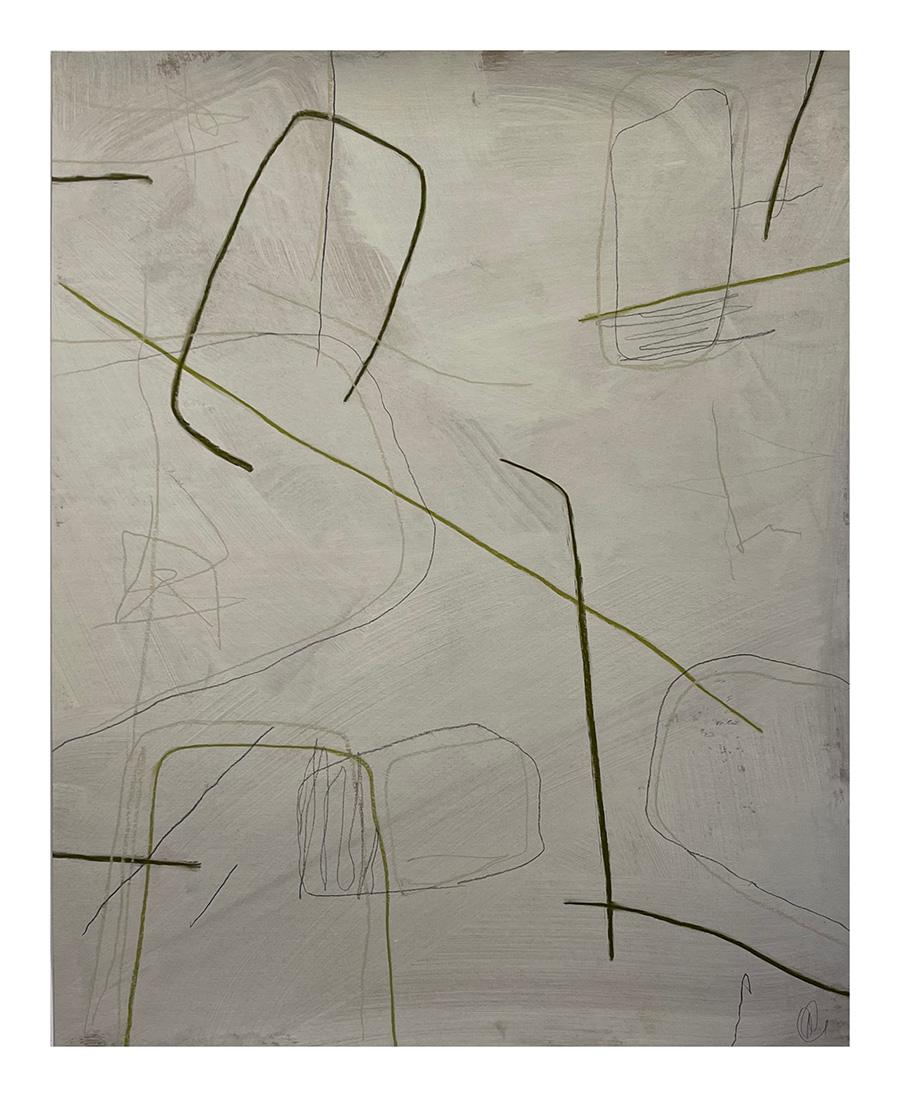 Sans titre n°502, technique mixte sur papier de Murray Duncan - Moderne géométrique abstrait en vente 4
