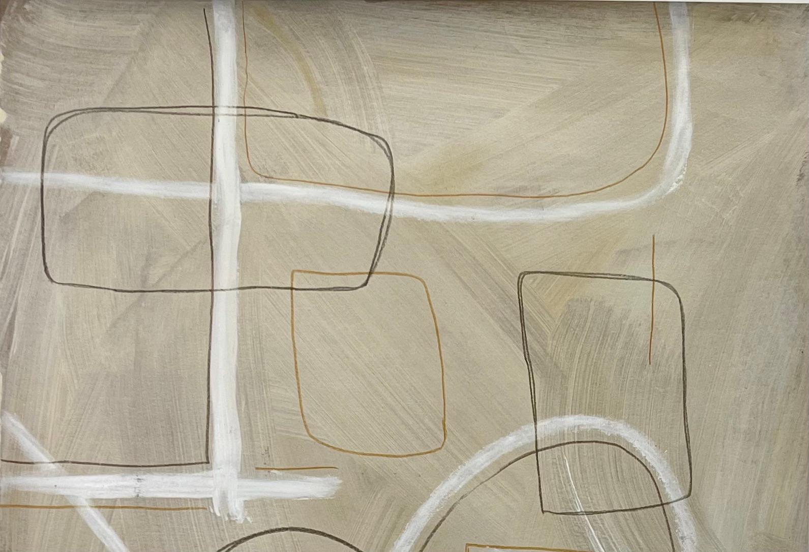 Untitled #505, Mixed Media on Paper by Murray Duncan - Abstract Geometric Modern For Sale 2