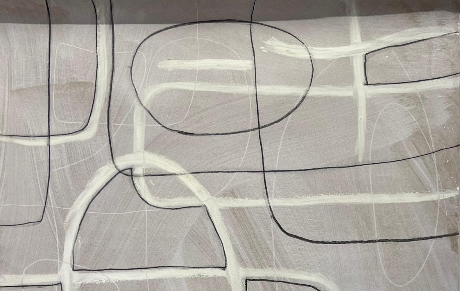 Untitled #506, Mixed Media on Paper by Murray Duncan - Abstract Geometric Modern For Sale 2