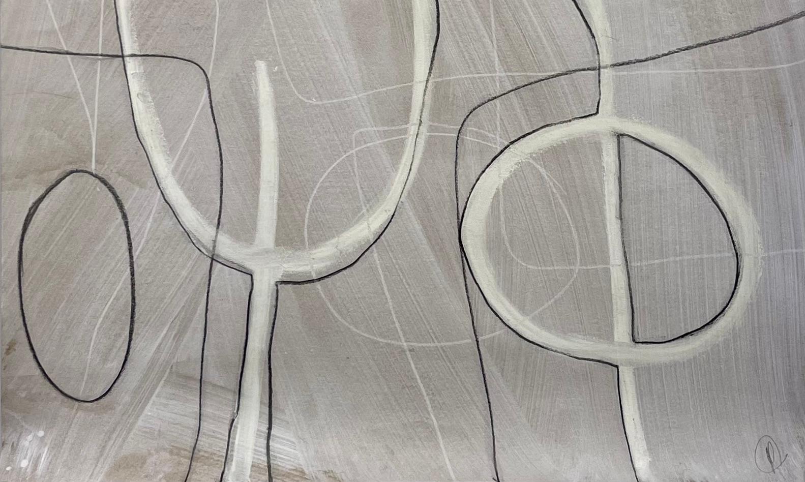 Untitled #506, Mixed Media on Paper by Murray Duncan - Abstract Geometric Modern For Sale 3