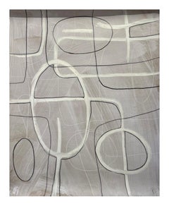 Sin título #506, Técnica mixta sobre papel de Murray Duncan - Abstracto Geométrico Moderno