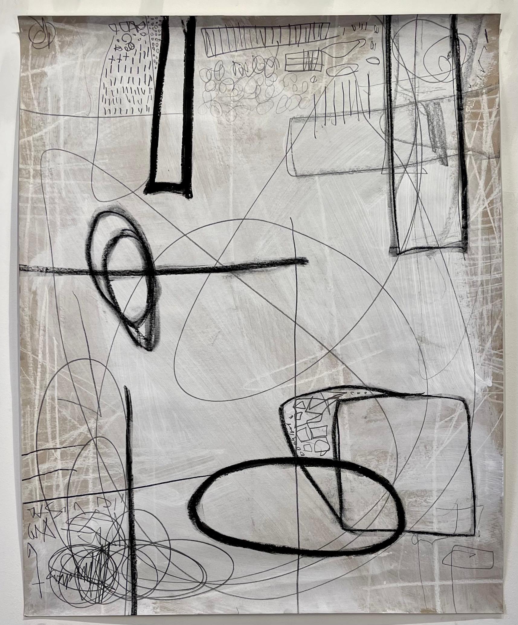 Untitled #509, Mixed Media on Paper by Murray Duncan - Abstract Geometric Modern For Sale 1
