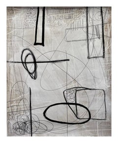 Untitled #509, Mixed Media on Paper by Murray Duncan - Abstract Geometric Modern