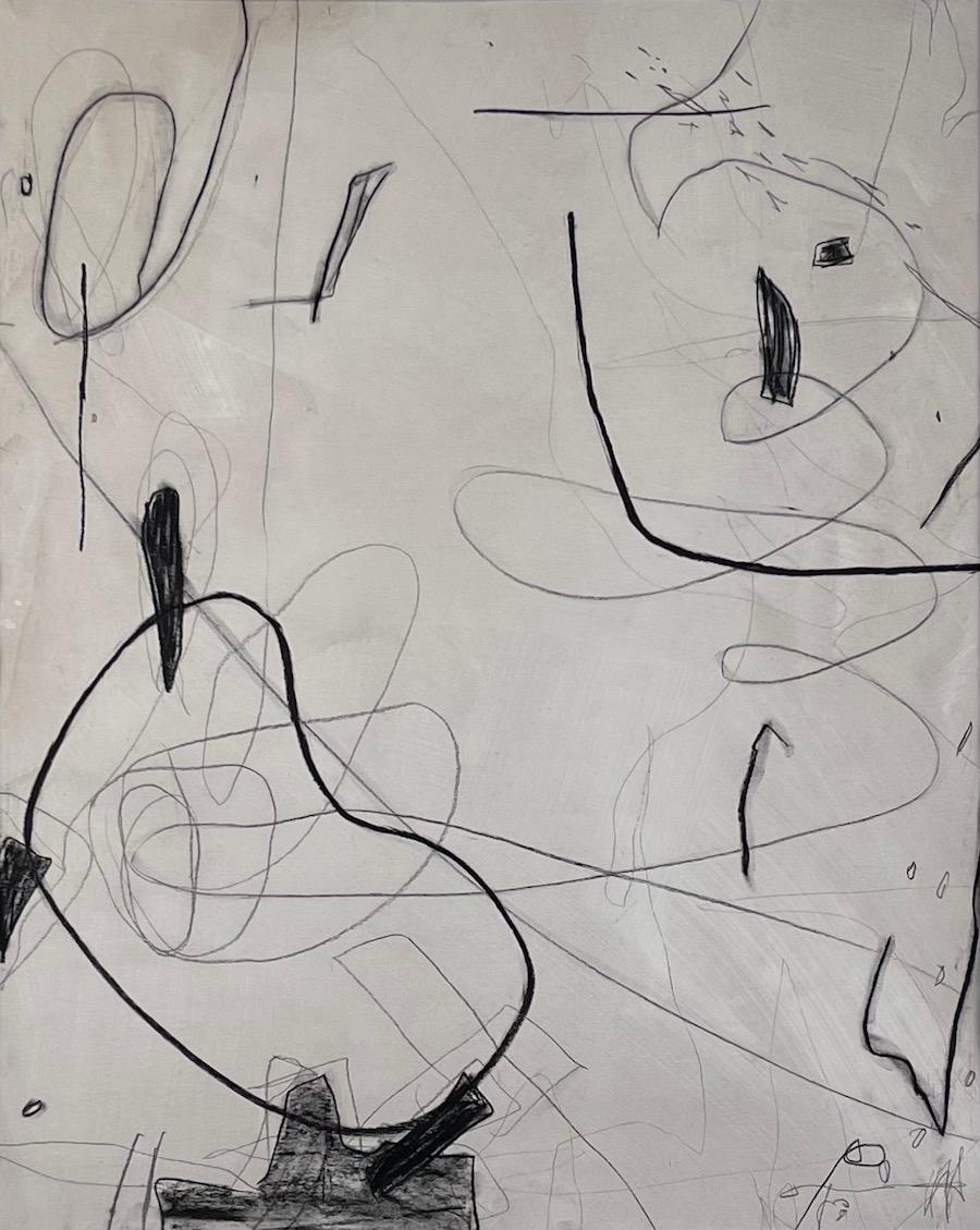Senza titolo #534 di Murray Duncan - Tecnica mista su carta originale contemporanea in vendita 1