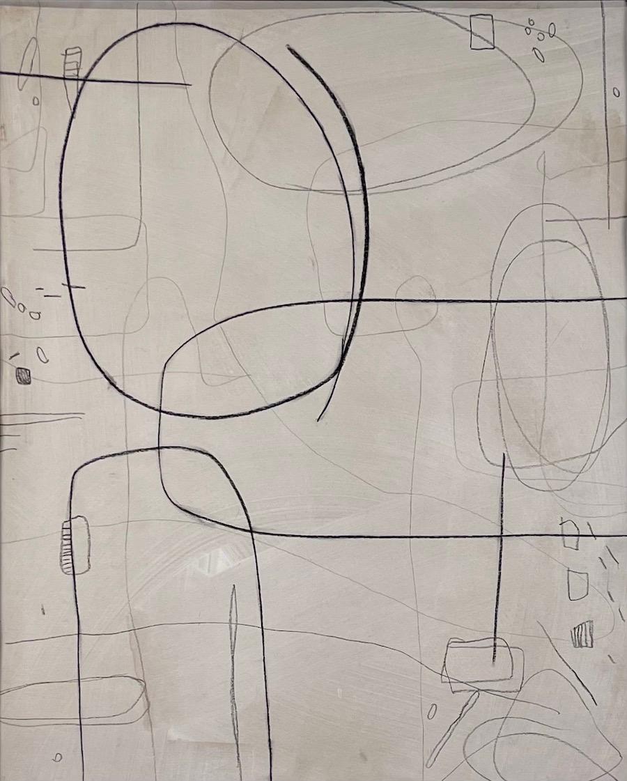 Senza titolo #535 di Murray Duncan - Tecnica mista su carta originale contemporanea in vendita 1