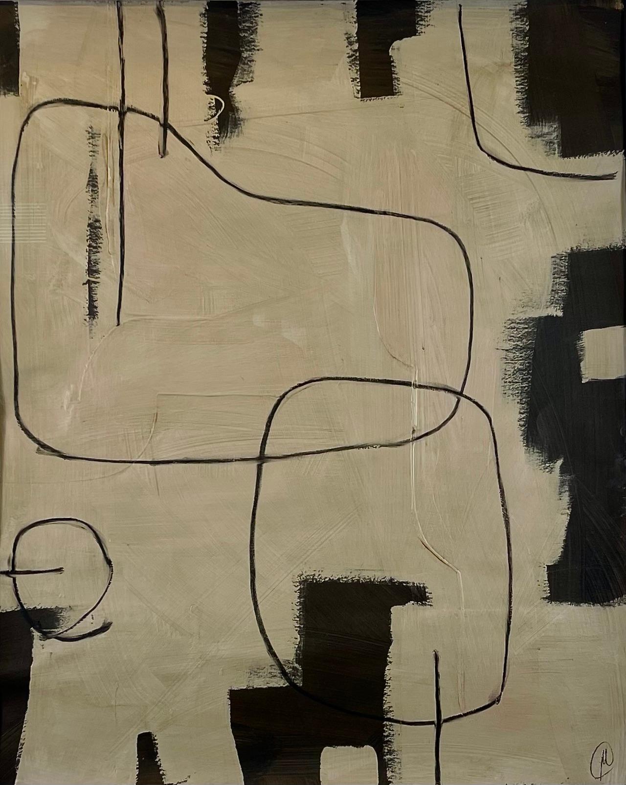 Sin título #542 de Murray Duncan - Técnica mixta contemporánea sobre papel