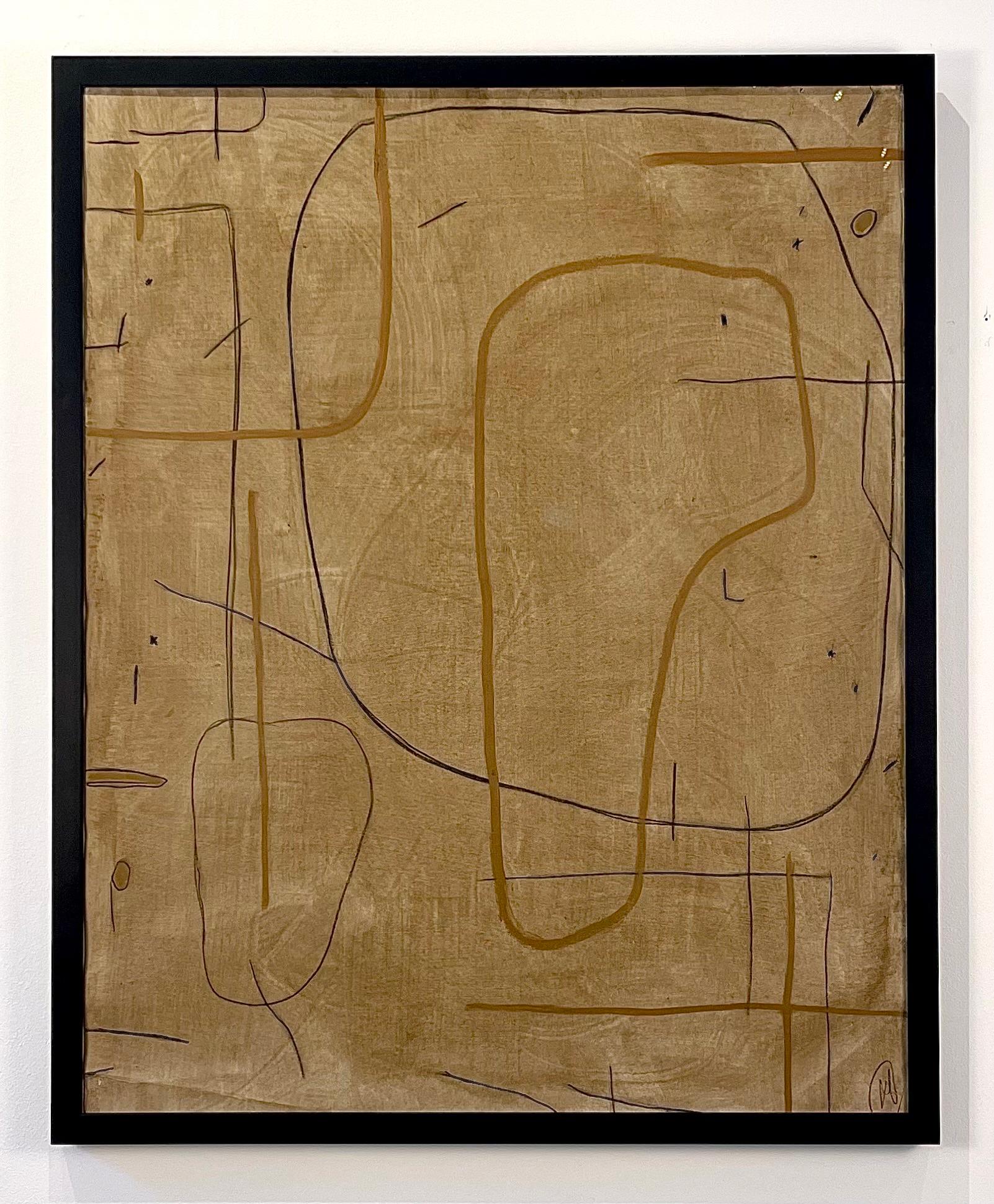 Untitled #546 di Murray Duncan - Tecnica mista astratta contemporanea su carta in vendita 1