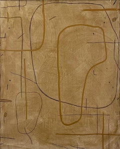 Sin título #546 de Murray Duncan - Técnica mixta abstracta contemporánea sobre papel