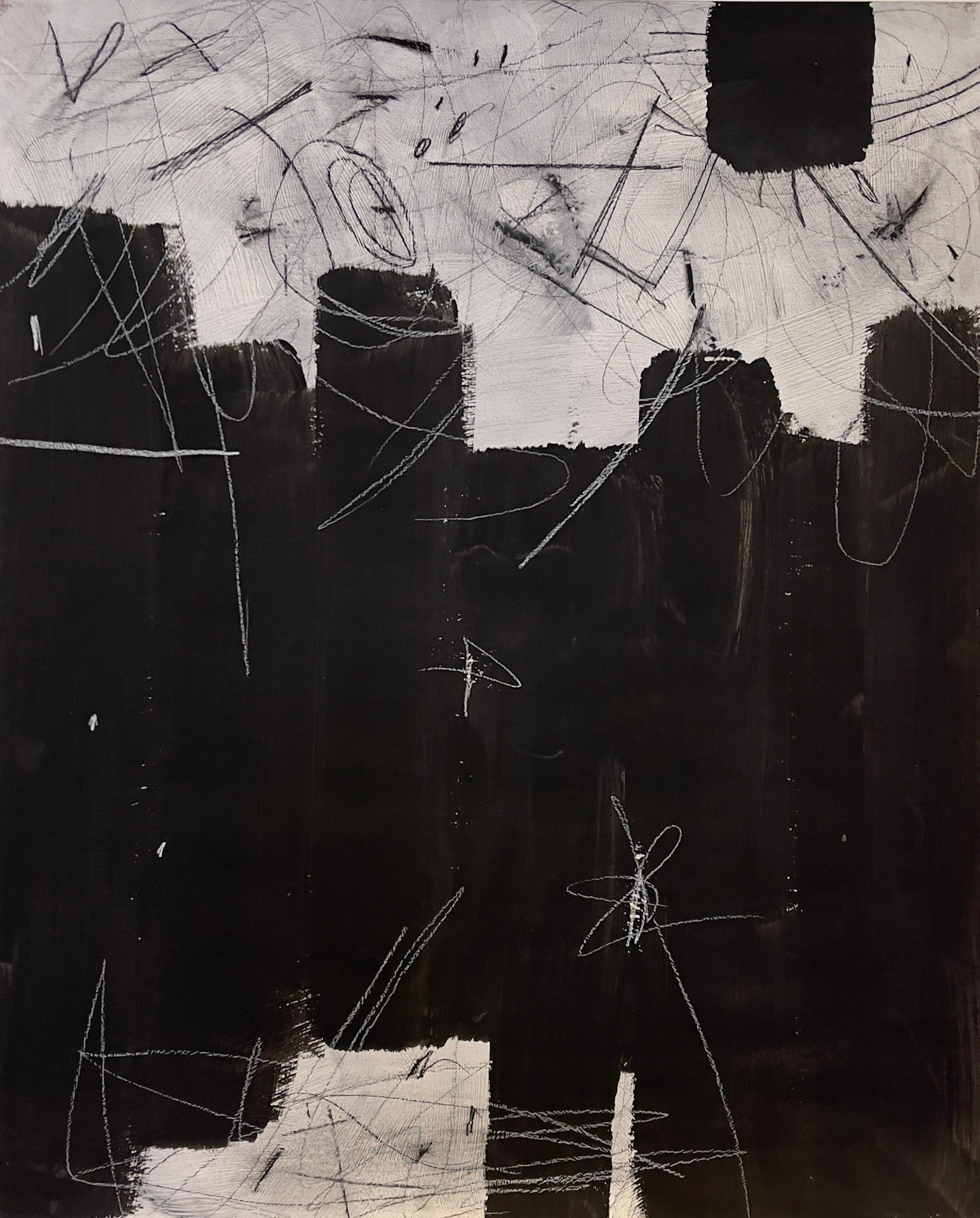 Untitled #904 par Murray Duncan - Technique mixte contemporaine originale sur papier