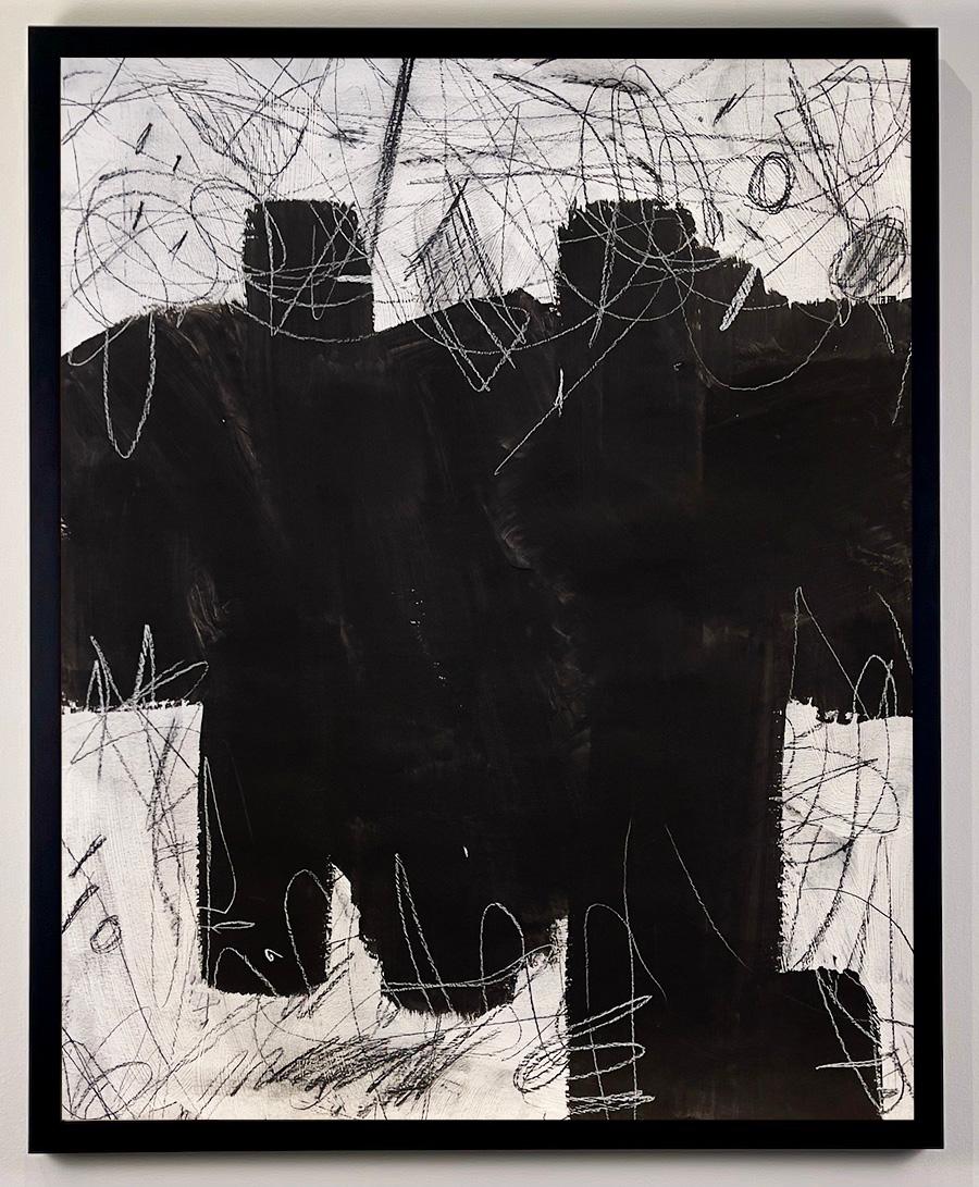 Senza titolo #905 di Murray Duncan - Tecnica mista su carta originale contemporanea in vendita 1