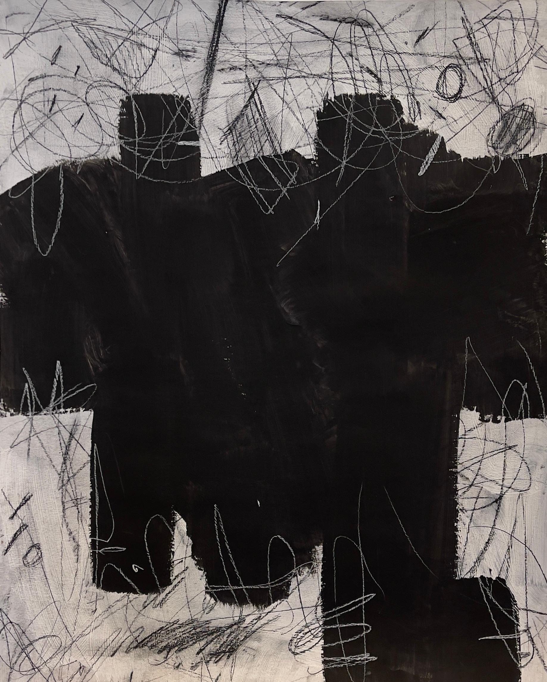Untitled #905 par Murray Duncan - Technique mixte contemporaine originale sur papier