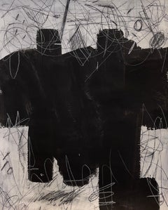 Sin título #905 por Murray Duncan - Técnica mixta contemporánea original sobre papel